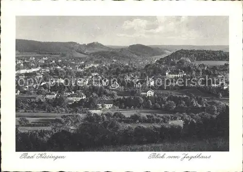 Bad Kissingen Blick vom Jagdhaus Kat. Bad Kissingen