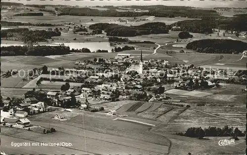 Eggstaett Oberbayern Hartsee Fliegeraufnahme / Eggstaett /Rosenheim LKR