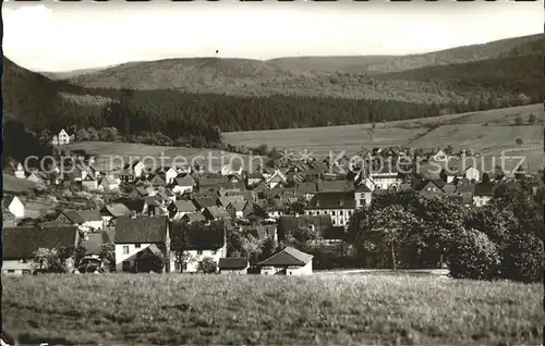 Wolfshagen Harz Stadtbild Kat. Langelsheim