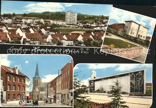 Haaren Aachen Hochhaus Kirche Halle  Kat. Aachen