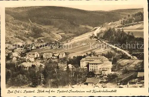 Bad Orb Spessart Sanatorium mit Kinderheilanstalt Kat. Bad Orb