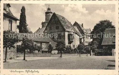 Buedingen Hessen Schlossplatz Kat. Buedingen