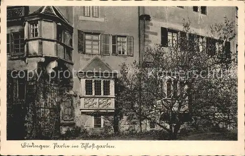 Buedingen Hessen Partie im Schlossgarten Kat. Buedingen