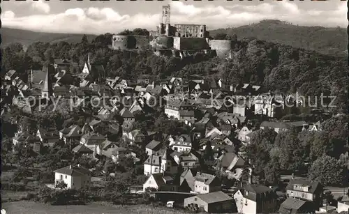 Koenigstein Taunus Ansicht mit Burg Ruine Kat. Koenigstein im Taunus