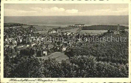 Koenigstein Taunus Panorama Hoehenluftkurort Kat. Koenigstein im Taunus