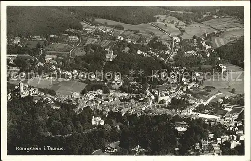 Koenigstein Taunus Fliegeraufnahme Kat. Koenigstein im Taunus