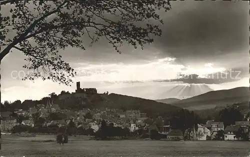 Koenigstein Taunus Ortsansicht mit Schloss Kat. Koenigstein im Taunus