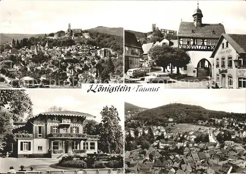 Koenigstein Taunus Totalansichten Gasthaus Messer Kat. Koenigstein im Taunus