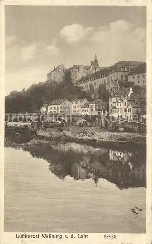 Weilburg Schloss Bruecke Luftkurort Kat. Weilburg Lahn