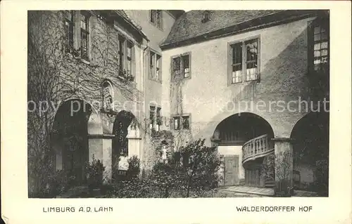 Limburg Lahn Walderdorffer Hof Kat. Limburg a.d. Lahn