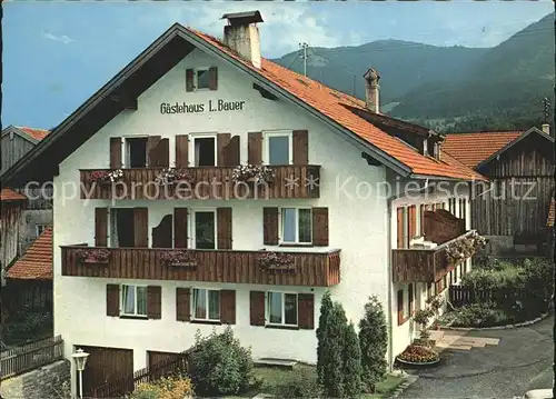 Bad Kohlgrub Gaestehaus Bauer Kat. Bad Kohlgrub