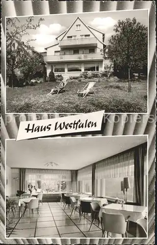 Bad Orb Haus Westfalen Gastraum Kat. Bad Orb