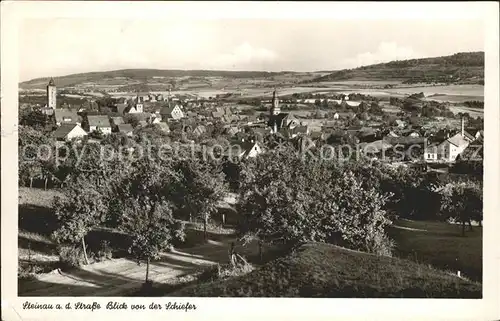 Steinau Strasse Blick von der Schiefer Kat. Steinau an der Strasse