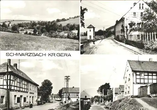 Schwarzbach Gera Teilansichten Kat. Schwarzbach Gera