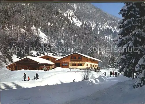 Kreuth Tegernsee Restaurant Cafe Schwaigeralm im Winter Kat. Kreuth