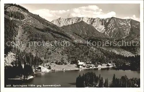 Spitzingsee gegen sonnwendjoch Kat. Schliersee