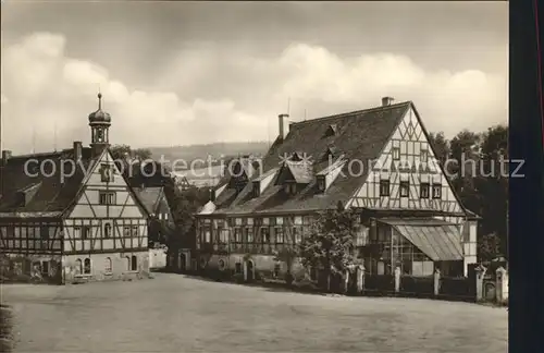 Olbernhau Erzgebirge In der Huette Fachwerkhaeuser Kat. Olbernhau