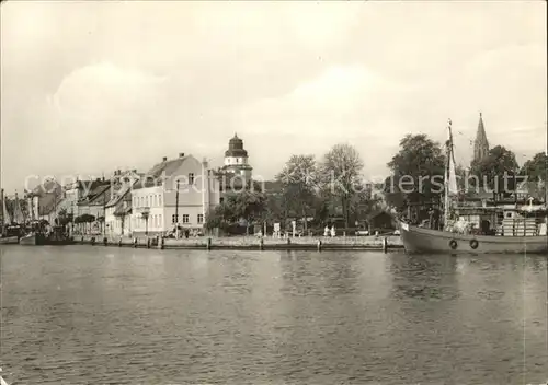 Ueckermuende Mecklenburg Vorpommern Hafen Kat. Ueckermuende