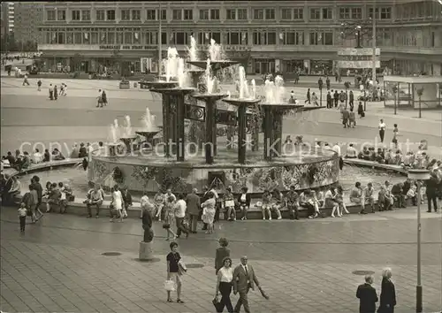 Berlin Alexanderplatz Brunnen Kat. Berlin