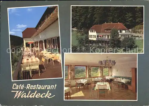 Neulautern Cafe  Restaurant Waldeck Kat. Wuestenrot