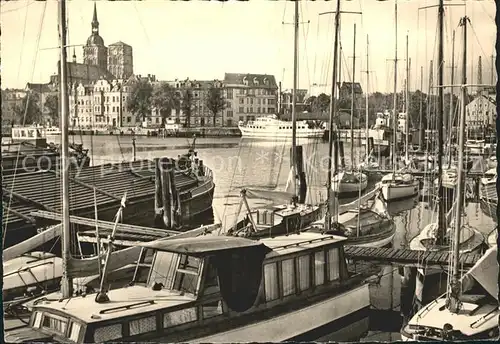 Stralsund Mecklenburg Vorpommern Hafen Kat. Stralsund