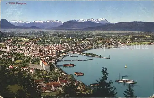 Bregenz Vorarlberg Panorama Kat. Bregenz