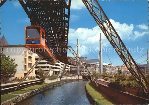 Barmen Wuppertal Alter Markt Schwebebahn Kat. Wuppertal