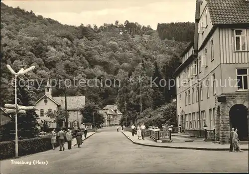 Treseburg Harz Strassenpartie Kat. Treseburg