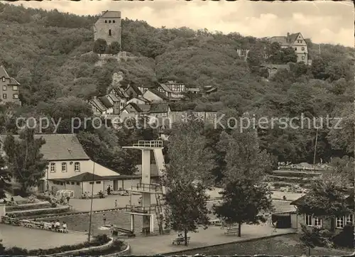 Frankenhausen Bad Schwimmbad Kat. Bad Frankenhausen