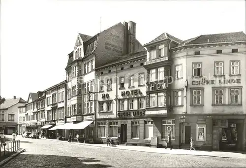 Muehlhausen Thueringen Thomas Muentzer Stadt Restaurant Gruene Linde Kat. Muehlhausen Thueringen