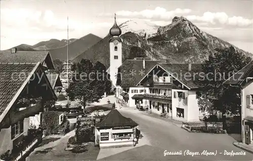 Grassau Chiemgau Kirchenpartie Kat. Grassau