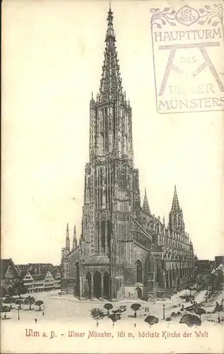 Ulm Donau Muenster Kat. Ulm