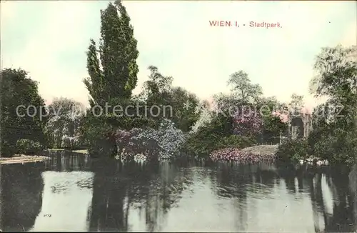 Wien Stadtpark Teich Kat. Wien