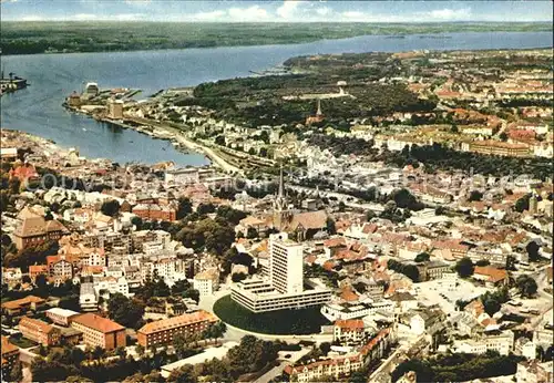 Flensburg Foerdestadt Fliegeraufnahme Kat. Flensburg