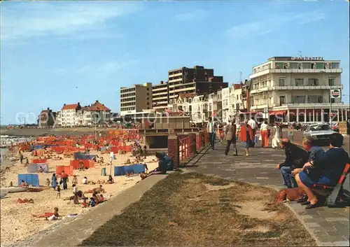 Vlissingen Boulevard Evertsen met bad strand Kat. Vlissingen