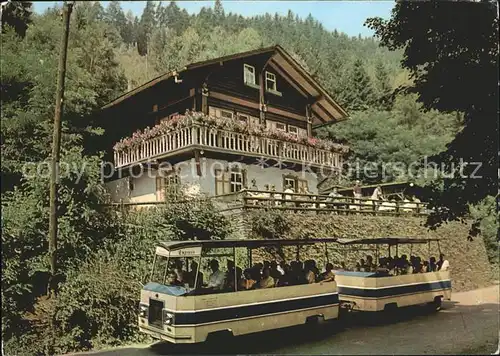 Schwarzburg Thueringer Wald Gaststaette Schweizerhaus Kat. Schwarzburg