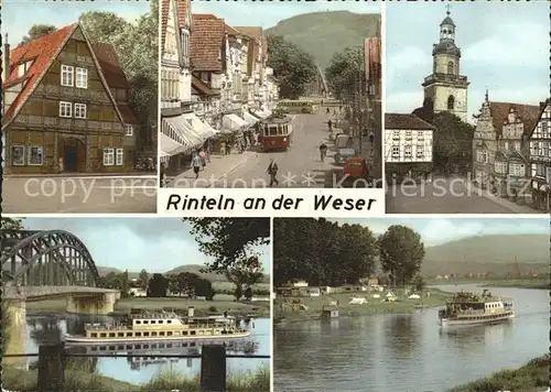 Rinteln Weserpartie und Altstadt Kat. Rinteln