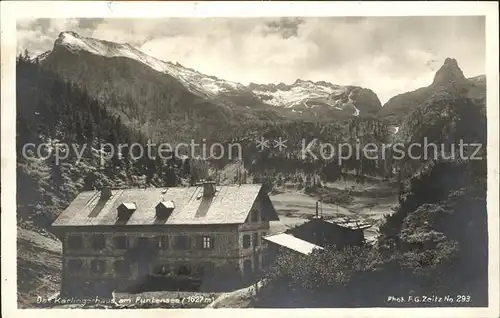 Funtensee Kaerlingerhaus Kat. Berchtesgaden