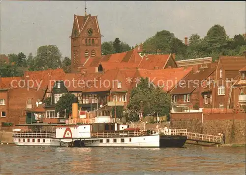 Lauenburg Elbe Elbschiffahrtsmuseum Raddampfer Kaiser Wilhelm Kat. Lauenburg  Elbe