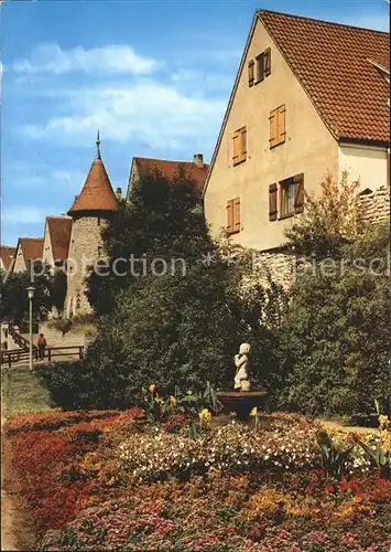 Crailsheim An der alten Stadtmauer Kat. Crailsheim