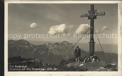 Bad Reichenhall Bergkreuz auf dem Hochschlegel Kat. Bad Reichenhall