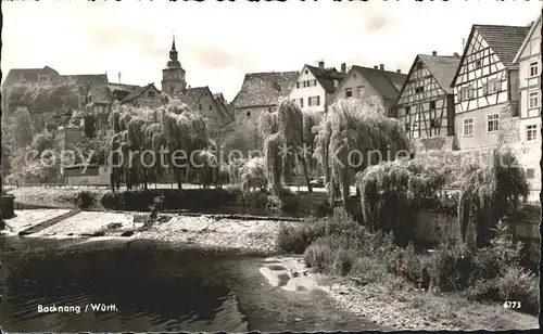 Backnang Teilansicht Kat. Backnang