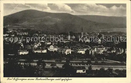 Bad Kissingen Blick vom Stationsberg Kat. Bad Kissingen