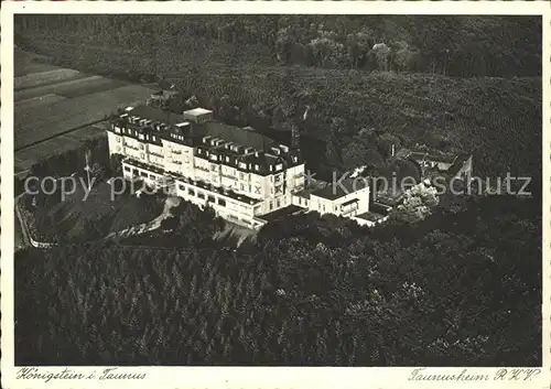 Koenigstein Taunus Taunusheim Fliegeraufnahme Kat. Koenigstein im Taunus