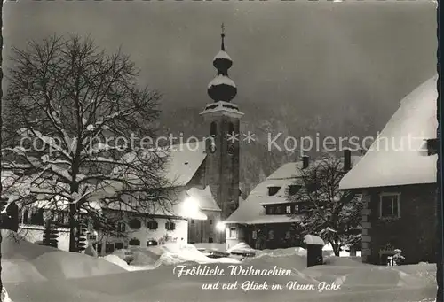 Inzell Dorfpartie zur Weihnachtszeit Kat. Inzell