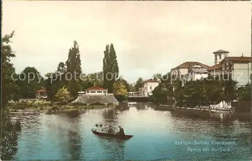 Bad Kreuznach Kurpark Bootsfahrt Kat. Bad Kreuznach