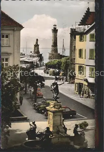 Lindau Bodensee Hafeneinfahrt Kat. Lindau (Bodensee)