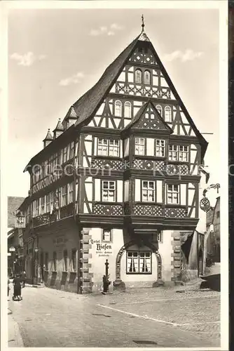 Miltenberg Main Gasthaus zum Riesen  Kat. Miltenberg