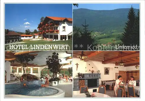 Drachselsried Hotel Lindenwirt Swimmingpool Kaminzimmer Unterried Kat. Drachselsried