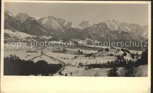 Oberstdorf Panorama Kat. Oberstdorf